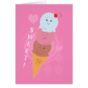 Süße Leckereien - Eiscreme-Kone!