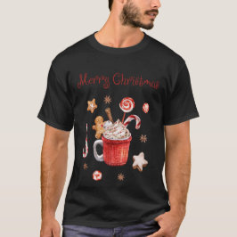 Süße Leckereien Frohe Weihnachten T-Shirt