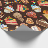 Süße Leckereien Geschenkpapier (Ecke)