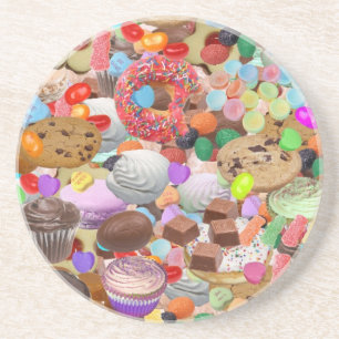 Süße Leckereien Getränkeuntersetzer