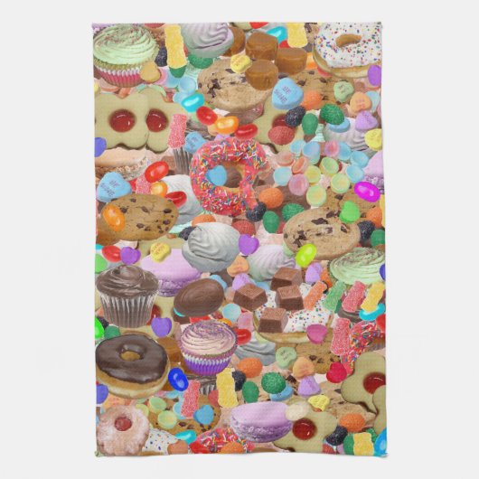 Süße Leckereien Handtuch (Vertikal)