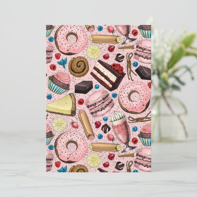 Süße Leckereien in Rosa (Stehend Vorderseite)