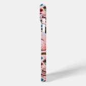 Süße Leckereien in Rosa Case-Mate iPhone Hülle (Rückseite / Links)