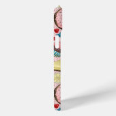 Süße Leckereien in Rosa Case-Mate iPhone Hülle (Rückseite / Rechts)