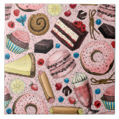 Süße Leckereien in Rosa Fliese (Vorderseite)