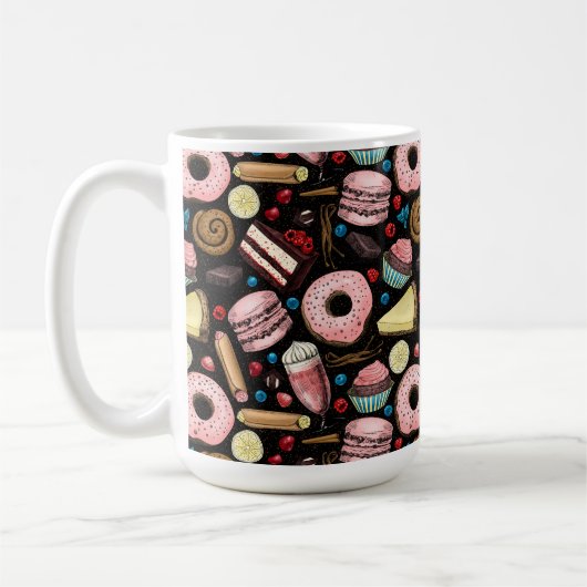 Süße Leckereien Kaffeetasse (Links)
