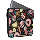 Süße Leckereien Laptopschutzhülle (Vorne Rechts)