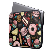 Süße Leckereien Laptopschutzhülle (Vorderseite Links)