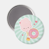 Süße Leckereien Magnet (Vorderseite/Rückseite)