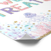 Süße Leckereien Mermaid Candy Bar signieren unter  Poster (Ecke)