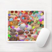 Süße Leckereien Mousepad (Mit Mouse)