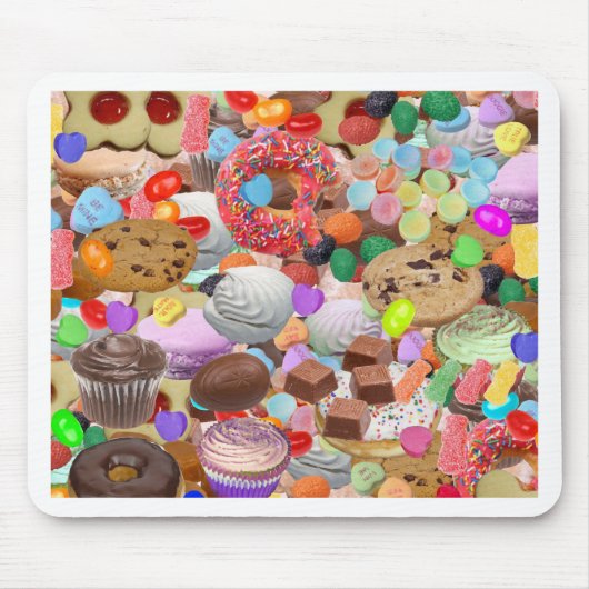 Süße Leckereien Mousepad (Vorne)