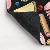 Süße Leckereien Mousepad (Ecke)