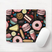 Süße Leckereien Mousepad (Mit Mouse)