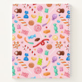 Süße Leckereien Notizblock (Rückseite)