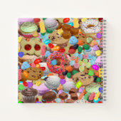 Süße Leckereien Notizblock (Rückseite)