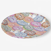 Süße Leckereien Pappteller (Schrägansicht)