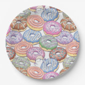 Süße Leckereien Pappteller (Vorderseite)