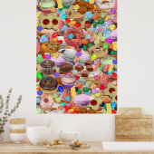 Süße Leckereien Poster (Küche)