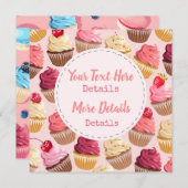 Süße Leckereien Save the Date (Vorne/Hinten)