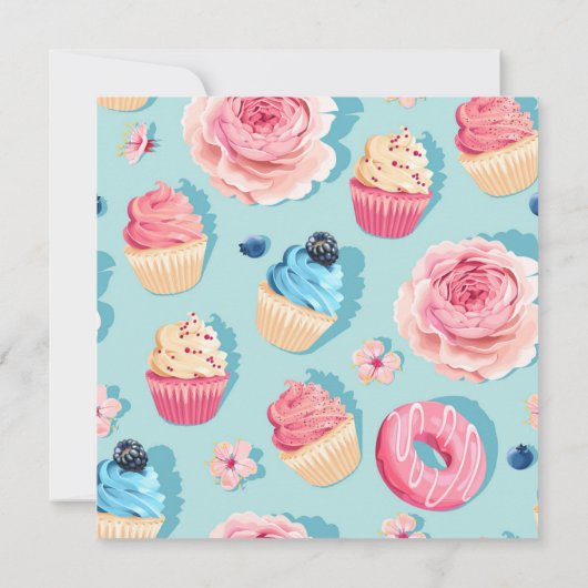 Süße Leckereien Save the Date (Rückseite)