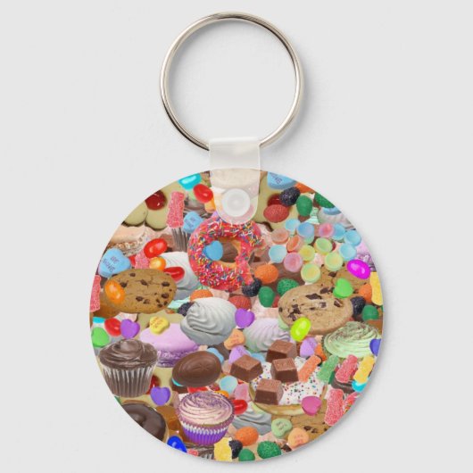 Süße Leckereien Schlüsselanhänger (Vorderseite)