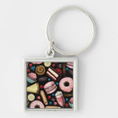 Süße Leckereien Schlüsselanhänger (Vorne)