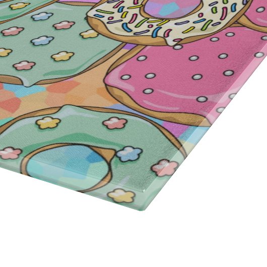 Süße Leckereien Schneidebrett (Ecke)