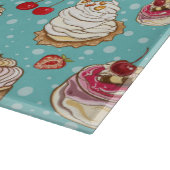 Süße Leckereien Schneidebrett (Ecke)