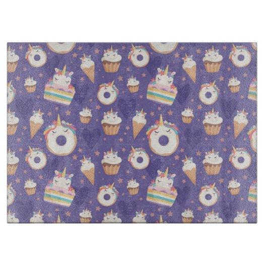 Süße Leckereien Schneidebrett (Vorderseite)