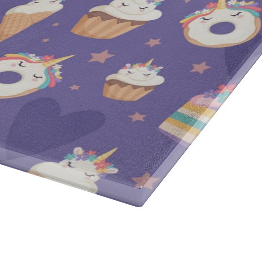 Süße Leckereien Schneidebrett (Ecke)