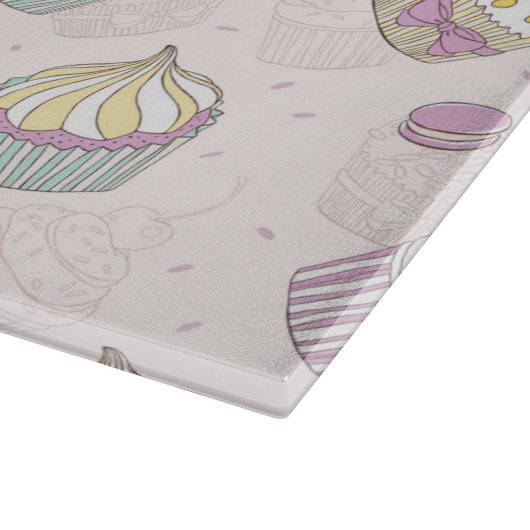 Süße Leckereien Schneidebrett (Ecke)