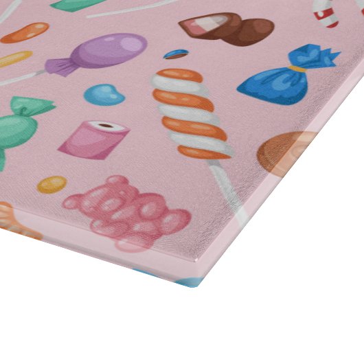 Süße Leckereien Schneidebrett (Ecke)