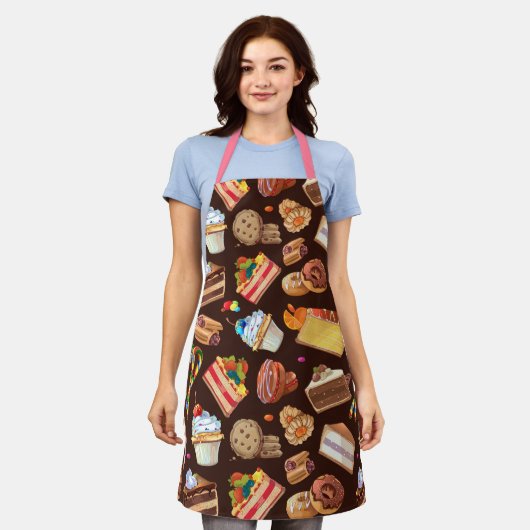 Süße Leckereien Schürze (Getragen)