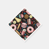 Süße Leckereien Serviette (Ecke)