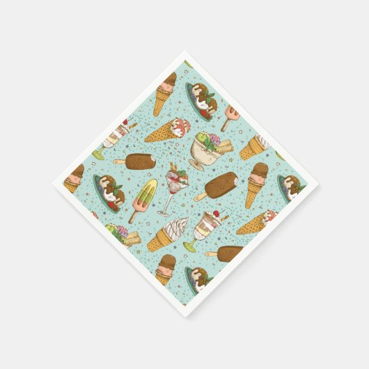 Süße Leckereien Serviette (Ecke)