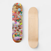 Süße Leckereien Skateboard (Vorderseite)