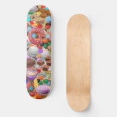 Süße Leckereien Skateboard (Vorderseite)