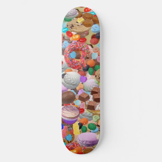 Süße Leckereien Skateboard (Vorderseite)
