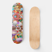 Süße Leckereien Skateboard (Vorderseite)