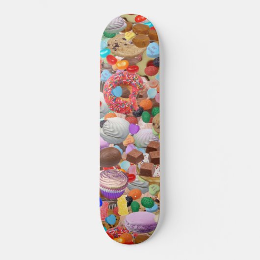 Süße Leckereien Skateboard (Vorderseite)