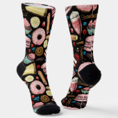 Süße Leckereien Socken (Gewinkelt)