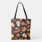 Süße Leckereien Tasche (Rückseite)