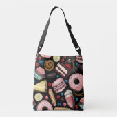 Süße Leckereien Tragetaschen Mit Langen Trägern (Rückseite)