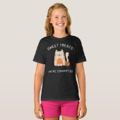 Süße Leckereien, wir sind engagiert - Kinder-T-Shi T-Shirt (Vorne ganz)