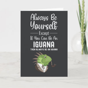 Süße Leguan-Karten Humor Lustige Reptilien Humorvo Karte
