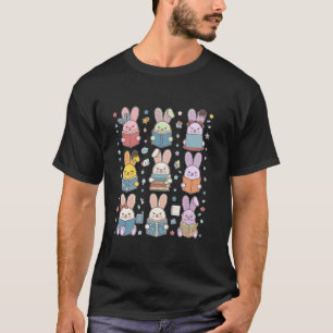 Süße Lehrer-Häschen-Kaninchen liest Osterhasen B T-Shirt