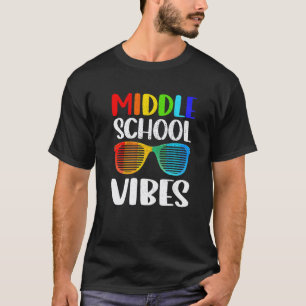Süße Lehrer-Schüler-Mittelschul-Stimmung Erster Ta T-Shirt