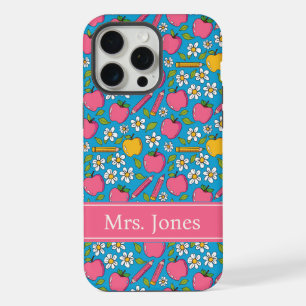 Süße Lehrerin-Handytasche   Personalisierter Name iPhone 15 Pro Max Hülle