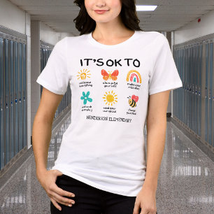 Süße Lehrerin Motivations Schule Tri-Blend Shirt
